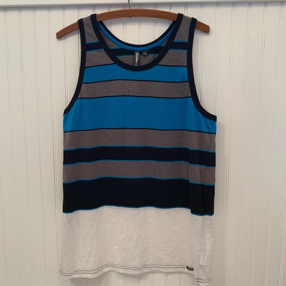 Ocean Current Tops - Ocean Current Striped Tank Top